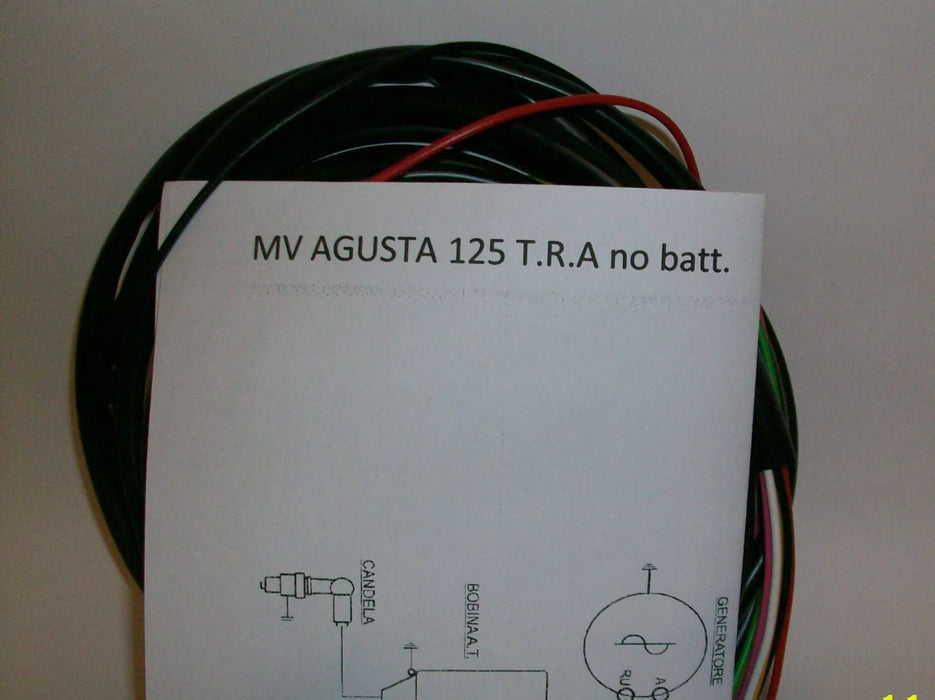 IMPIANTO ELETTRICO MV AGUSTA TRA SENZA BATTERIA